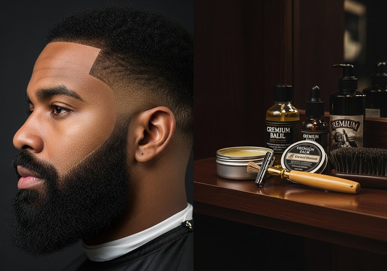 Beard Grooming services at L & L Barbershop in Brooklyn